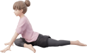 ストレッチする女性