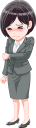 泣いている女性会社員