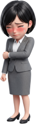 泣く女性会社員