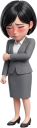 泣く女性会社員