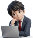 悩む男性