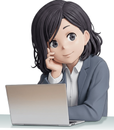 いいアイディアが浮かんだ女性
