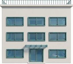 三階建てのビル