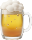 ビールジョッキの3Dイラスト