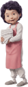 タオルを持つお婆ちゃん