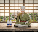 全身大けがをしても酒を飲む男