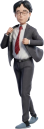 ちょっとお疲れの男性